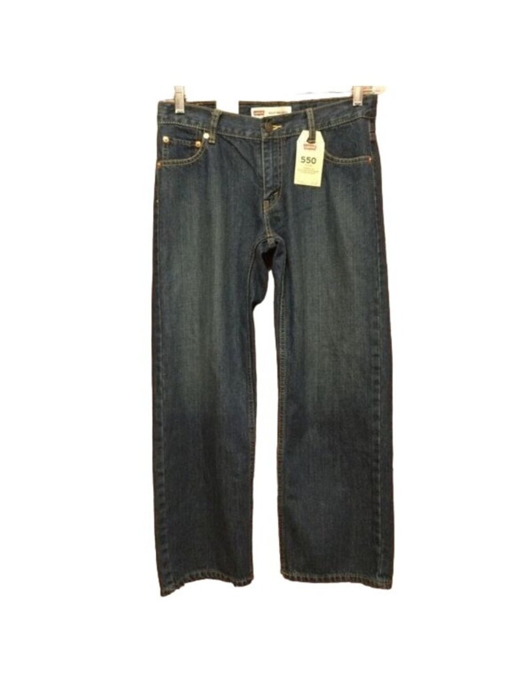 NWT Levis 550 Boys Jeans Size 10 Husky 30 x 26 Adjustable Waistband Relaxed Fit